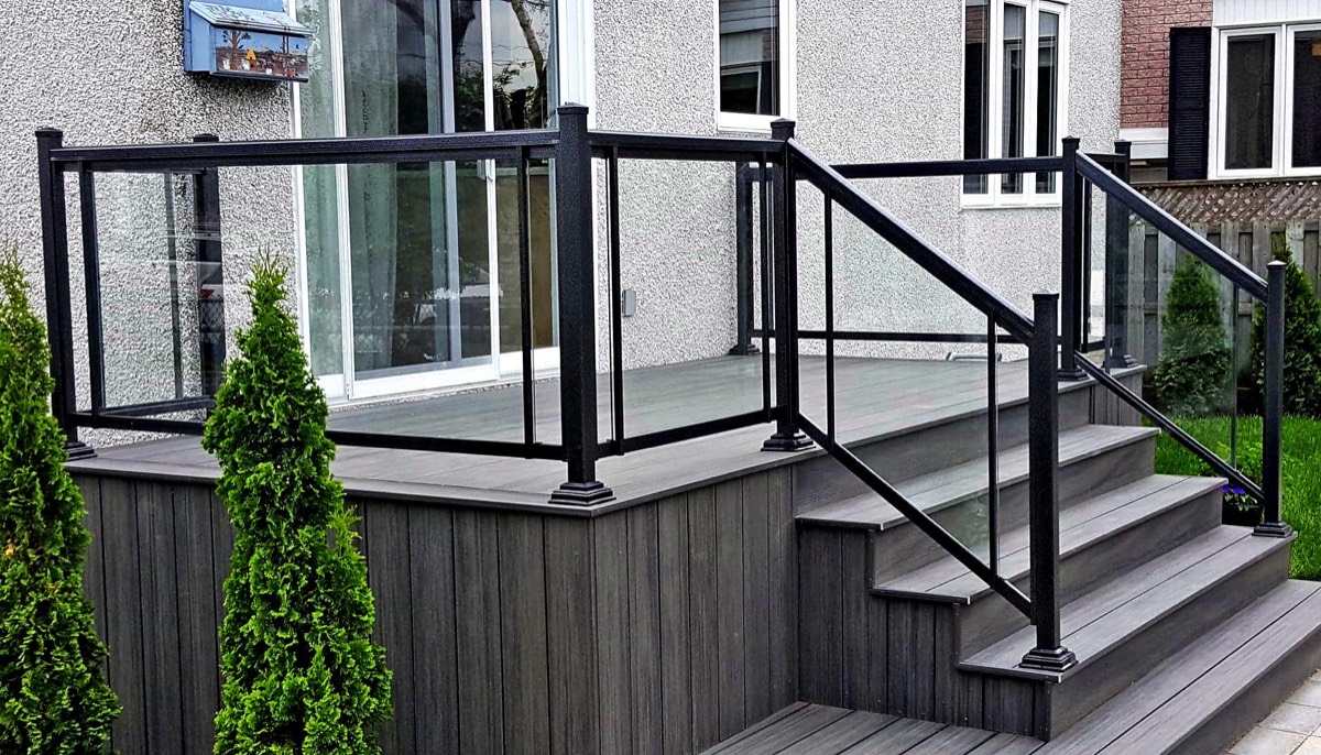 Glass railings